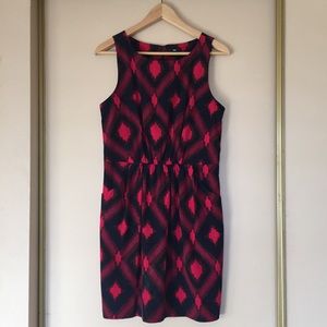 Gap blue/pink print tank dress. Size 6.
